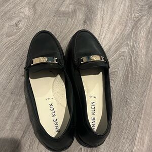 Anne Klein black loafers